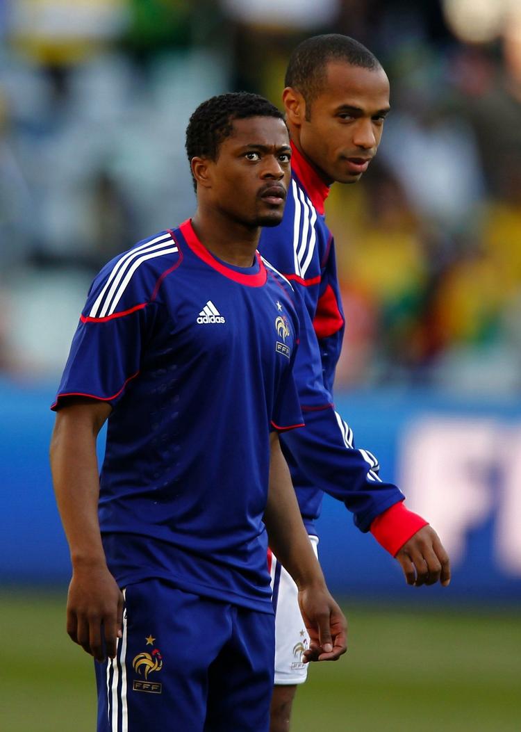 TYNGET. Thierry Henry og Patrice Evra fortryder deres opførsel efter holdkammeraten Anelkas hjemsendelse. 