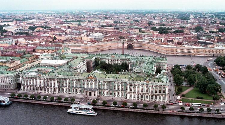 Vinterpaladset. Sankt Petersborg er centrum for Andrej Belyjs roman. Både som geografisk og mentalt rum. 