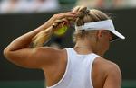 COOL. Caroline Wozniacki kom ikke i problemer i varmen ved Wimbledon. 