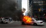Optøjer. Aktivister hærger gaderne i det centrale Toronto under G20-topmøde. 