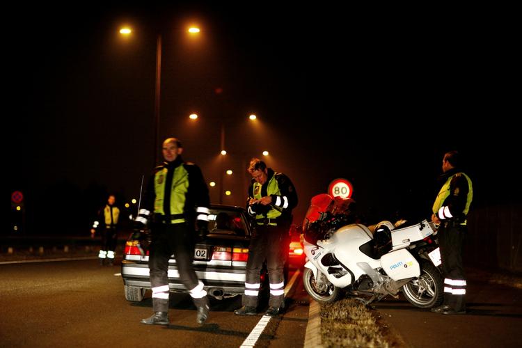 Holdt. Politiet gennemfører i denne uge omfattende spritrazziaer. Arkivfoto. 