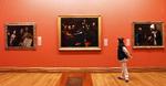 Værdifuldt. Caravaggio optræder selv på billedet 'Kristi tilfangetagelse', der her ses på National Gallery of Ireland i Dublin i 2004. Fire år senere blev maleriet stjålet fra et museum i Odessa, Ukraine. Arkivfoto 