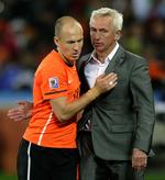 Ambitiøs. Arjen Robben kræver bedre hollandsk spil i kvarfinalen ved VM. 