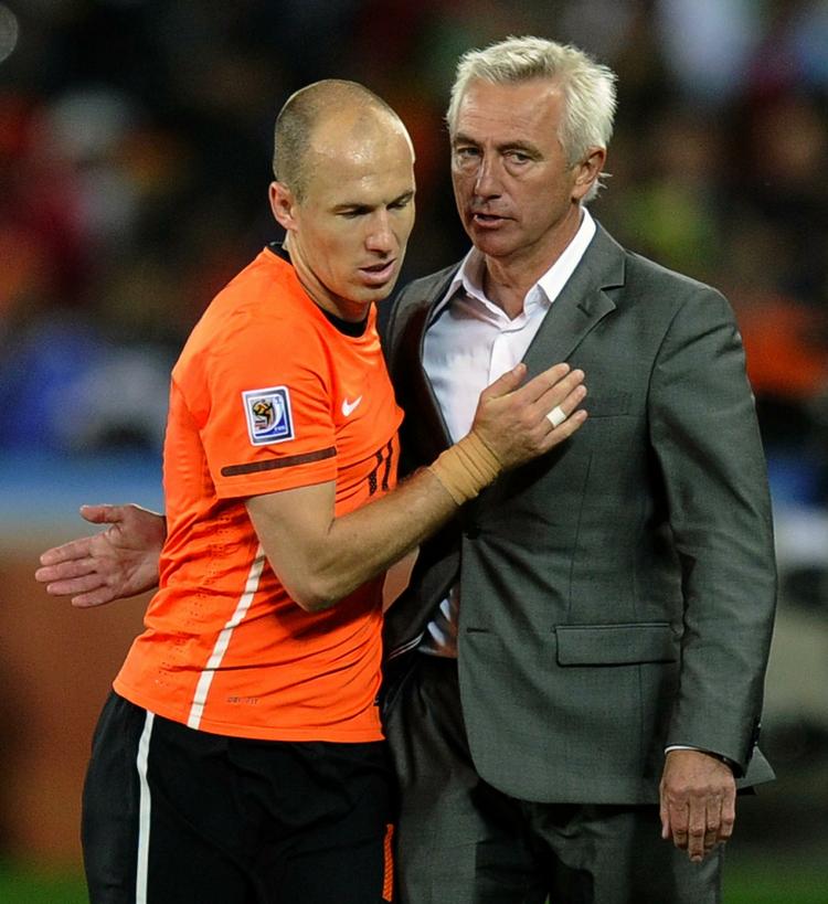 Ambitiøs. Arjen Robben kræver bedre hollandsk spil i kvarfinalen ved VM. 