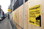 BUTIKSLUKNING. Netto valgte at lukke forretningen i Blågårdsgade efter et blodigt overfald på personalet og efter dødstrusler. Foreløbigt er lukningen midlertidig. 