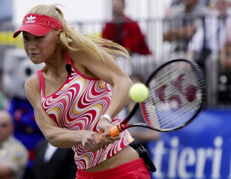 Kournikova. Russeren har ikke spillet toptennis siden 2003 og er efterhånden blevet 29 år. Arkivfoto. 