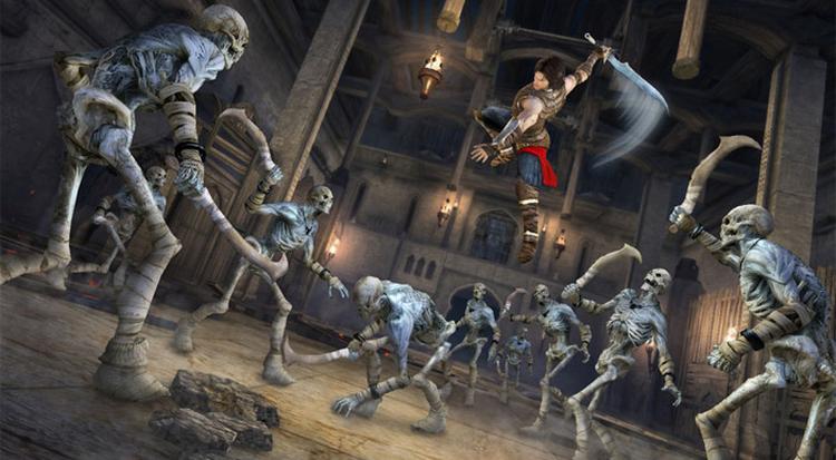 Akrobatik og parkour-bevægelser genopstår i 'Prince of Persia: The Forgotten Sands', der er udkommet på samme tid som Prince of Persia-filmen. 