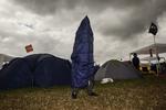 Gæsterne på Roskilde Festival risikerer at få sig en ordentlig skyller i weekenden. 