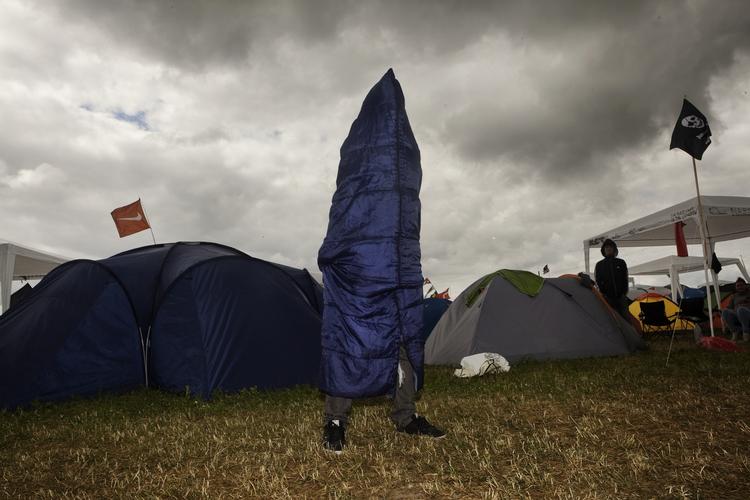 Gæsterne på Roskilde Festival risikerer at få sig en ordentlig skyller i weekenden. 