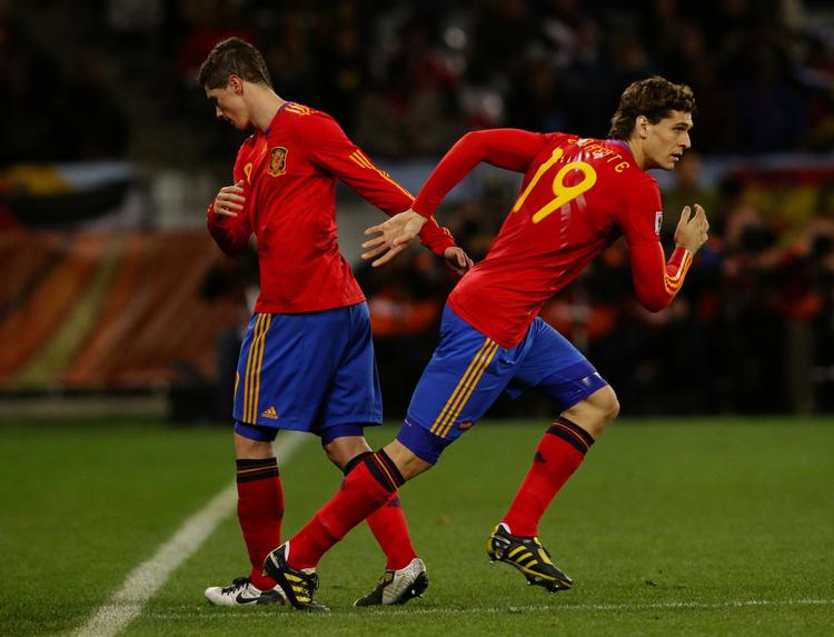 fernando-byttet. For Fernando Llorente var der tale om VM-debut, da han kom ind i stedet for Fernando Torres. 
