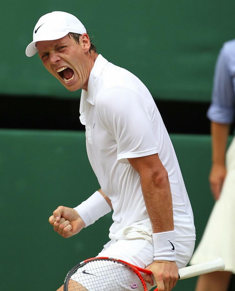 FINALEKLAR. Tomas Berdych har overrasket alle ved Wimbledon. 