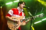 Heftigt. Vampire Weekends forsanger og guitarist Ezra Koenig. 