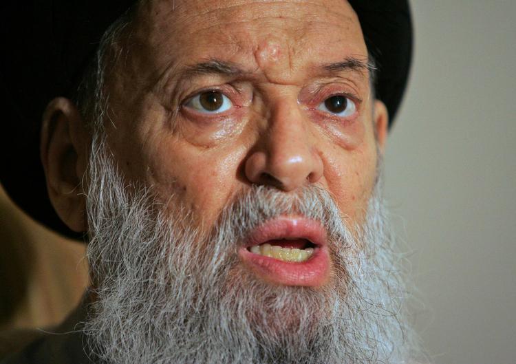 Død. Sayyed Mohammed Hussein Fadlallah blev indlagt fredag med indre blødninger. I dag døde han. 