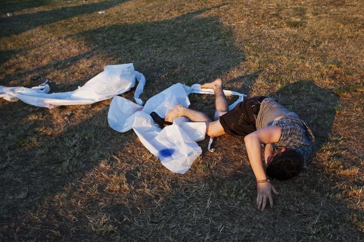 ALKOTEST. Festivalgæsterne kan få tjekket deres promille i telte på festivalen. 