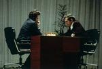 Skakmat Skak-legenden Bobby Fischer er blevet gravet op fra sit hvilested i Reykjavik. På billedet ses han i kampen mod sovjetiske Boris Spasskij i Reykjavik 31. august 1972. 
