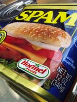 Dåsen med kød-efterligningen Spam blev serveret til soldaterne under 2. verdenskrig. De hadede det - og derfor fik ordet en negativ klang. 