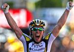 VINDER. Mark Cavendish fandt for første gang i årets Tour de France det rigtige tråd. 