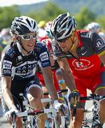 FAVORITTER. En af Andy Schlecks største konkurrenter er Lance Armstrong. 