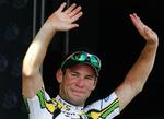 Vinder. For anden dag i træk kunne Mark Cavendish træde op på sejrspodiet. 