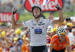 SUVERÆN. Andy Schleck sagde farvel til alle favoritterne inklusiv Lance Armstrong på 8. etape. 