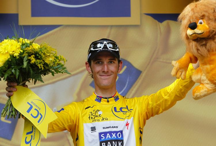 Vinder. »Jeg blev nummer to sidste år, og i år er jeg her for at vinde den gule trøje«, siger Andy Schleck. 