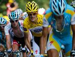 Gul. Andy Schleck kunne slappe af oven på tirsdagens hårde bjergetape. 