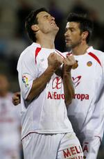 Farvel. Artiz Aduriz siger farvel til Real Mallorca og Michael Laudrup efter at have fået en aftale med Valencia. Arkivfoto. 