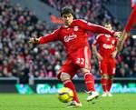 Farvel. Insua nåede 59 kampe og en enkelt scoring på de fire år han var i Liverpool. Arkivfoto. 
