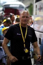 bjergetape. Bjarne Riis forventer, at der sker noget på dagens etape, der byder på et bjerg uden for kategori. Arkivfoto. 