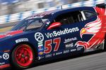 maskinskade. Jan Magnussen i Stevenson Motorsports Camaro #57 som han kørte på Daytona tidligere i år. 