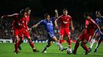 Holdkammerater. Joe Cole har spillet mod Liverpool adskillige gange, men nu er han på hold med Carragher, Agger, Gerrard og Mascherano. Arkivfoto. 