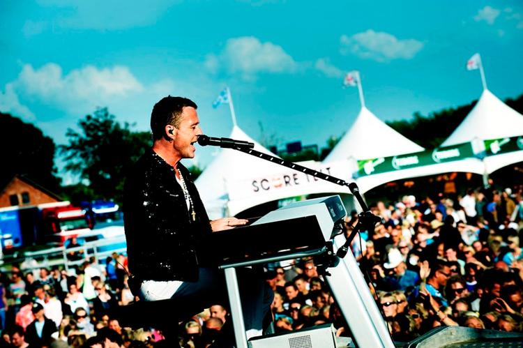 Thomas Helmig på Grøn Koncert. 