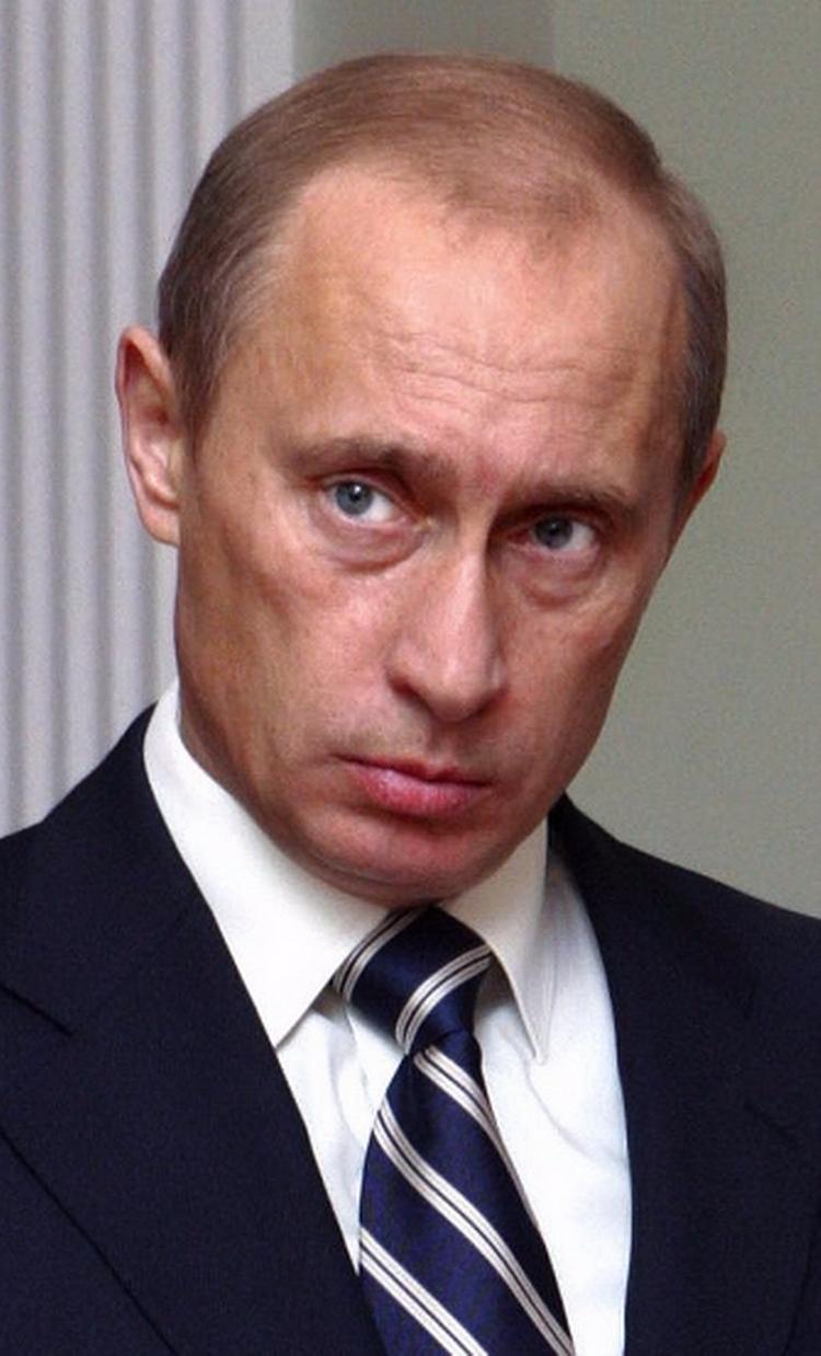 Hmmm. Han har ellers nogle rigtige hundeøjne, men de stråler af korruption, mener et flertal af den russiske befolkning. 