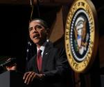 FINANSREGULERING. Præsident Barack Obama taler, inden han underskriver finansreform, der skal være med til at hindre flere finanskriser. 