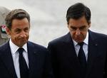 Krise. Præsident Nicolas Sarkozy og premierminister Francois Fillon er i politiske problemer à la francaise. 