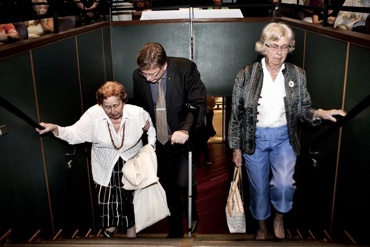Krisesnak. Falconer Salen blev godt fyldt op under dagens ekstraordinære generalforsamling. 