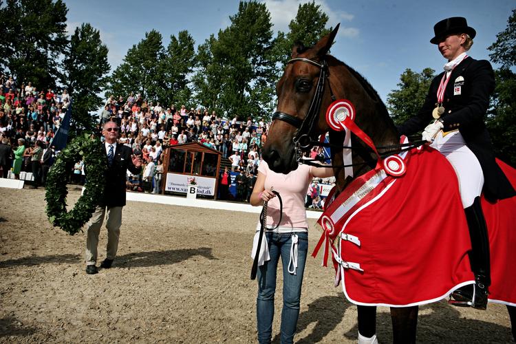 Frontkvinde. Sådan kender danskerne også prinsesse Nathalie, der er en dressurrytter i international topklasse. Arkivfoto. 