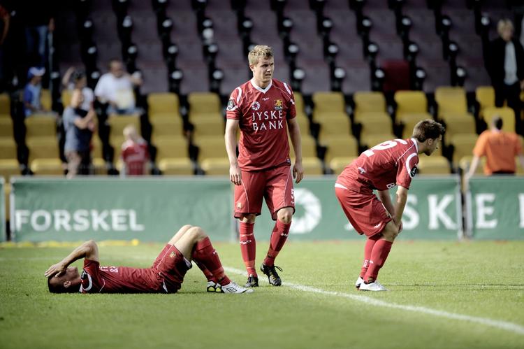 Skuffelse. FC Nordsjælland formøblede en gylden chance for at rykke i top i Superligaen hjemme mod Sønderjyske. 