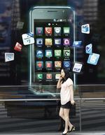 TELEFONKRIG. Samsung forsøger at score kunder, mens Apples iPhone bliver kritiseret for en svag antenne. 