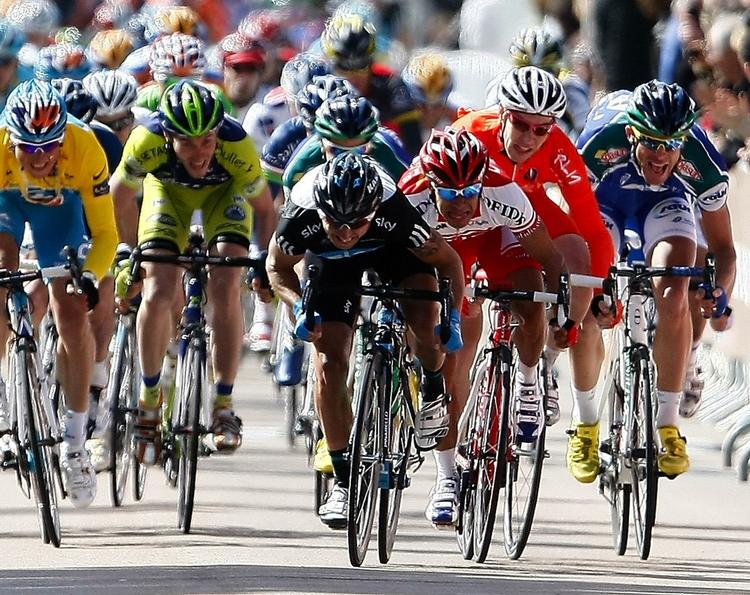REDNINGSMAND. Team Sky's Russel Downing har sørget for oprejsning til det britiske mandskab efter fiaskoen i Tour de France. 