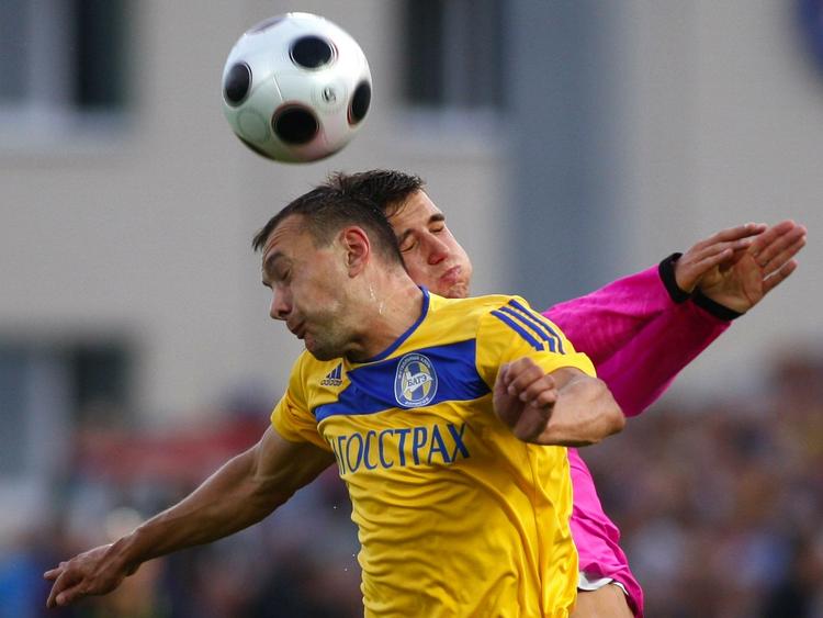 MÅLTØRST. Martin Vingaard så gerne, at FC København havde scoret på sine chancer i CL-kvalifikationen mod BATE Borisov. 