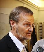 Fåmælt. SF's gruppeformand Ole Sohn har ikke mange kommentarer til Helle Thornings misinformation til Justitsministeriet udover, at han fortsat har tillid til hende. Arkivfoto. 