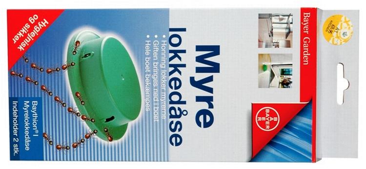 Kædereaktion. Lad myrelokkedåsen stå på det samme sted, da myrerne efterlader et duftspor, som leder de andre myrer hen til dåsen. 