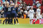 JUBEL. Et point mod FC København føltes som en sejr for AaB. 