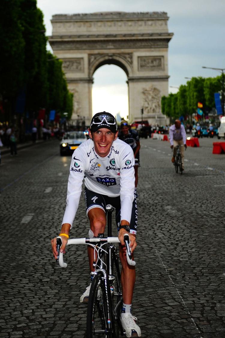Slidt. Alle vil have en bid af Tour de France-stjernen. Arkivfoto. 