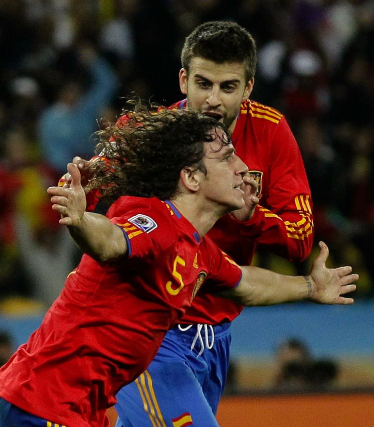 kovending. Carles Puyol fortsætter på landsholdet alligevel. Arkivfoto. 