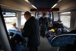 Støj. Uønsket lyd, for eksempel fra tv-skærme i S-toget, kan betegnes som støj, siger forsker. 