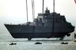 torpedoangreb. Det sydkoreanske krigsskib Cheonan, der blev sænket i marts efter et torpedoangreb, som Nordkorea siden har fået skylden for. Sænkningen har øget spændingen mellem Sydkorea og Nordkorea. I denne uge afholder Sydkorea en flådeøvelse, der strækker sig over fem dage. Arkivfoto. 