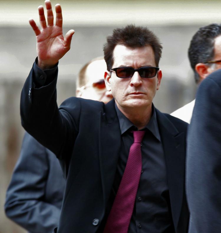Dommensdag. Sheen inden domafsigelsen i Aspen, Colorado. 