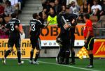 VIDERE. Spillerne fra Partizan Beograd slog de finske mestre fra HJK Helsinki og er et af fem hold FCK kan møde i næste runde. 